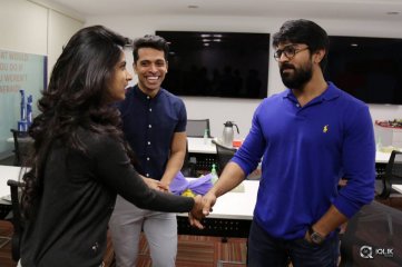 Ram Charan Promotes Khaidi No 150 Movie at Facebook Office
